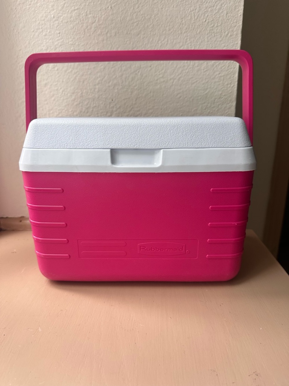 Mini Pink Hardshell Cooler - Picture 3 of 9